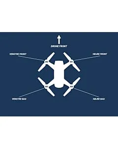 Arm til DJI Air 2s( Højre Bag) - Droner.dk